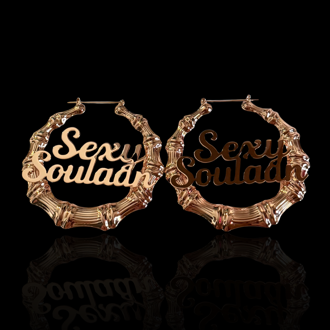 Sexy Soulaan Bamboo Hoops