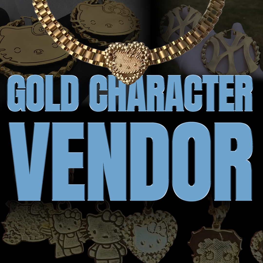 Gold Character Jewelry Vendor
