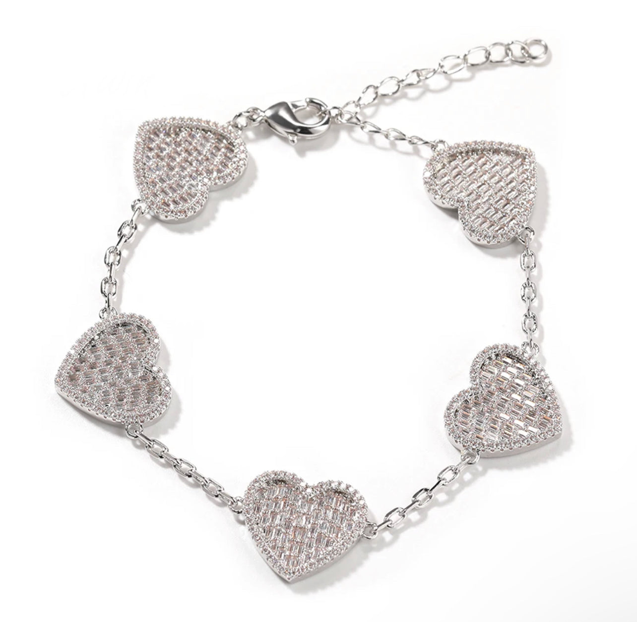 Icy Heart Bracelet