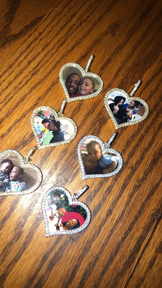 Custom Icy Heart Pendant