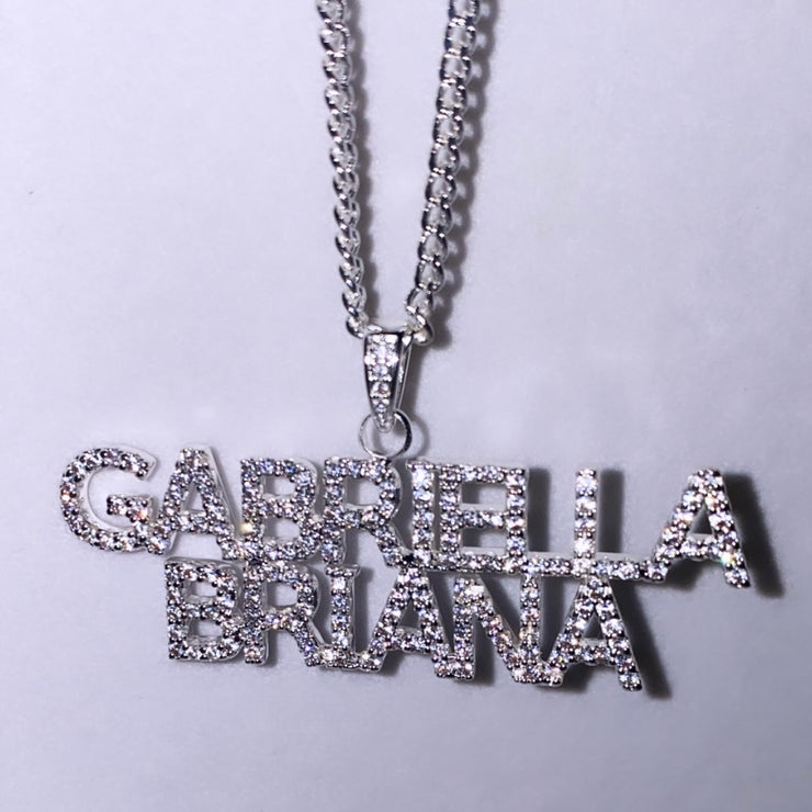 Small Icy Name Necklace