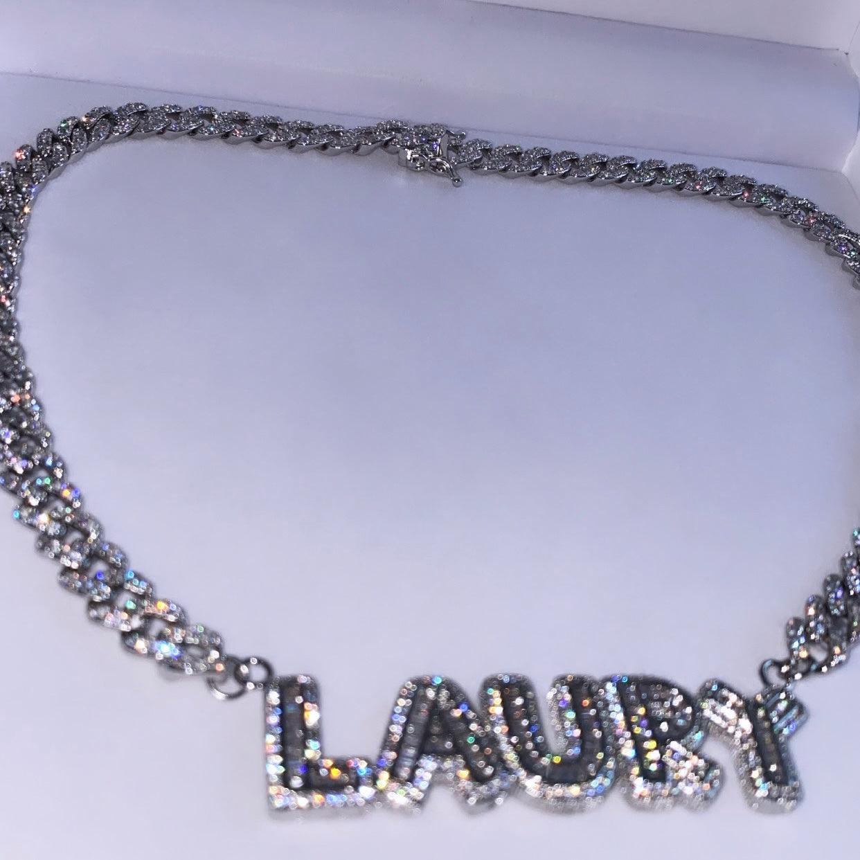 Bling Cuban Nameplate