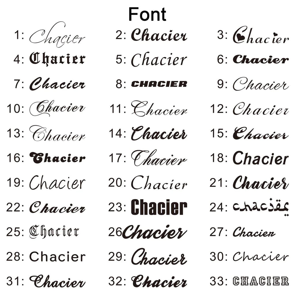 Heart Bamboo Name Hoops