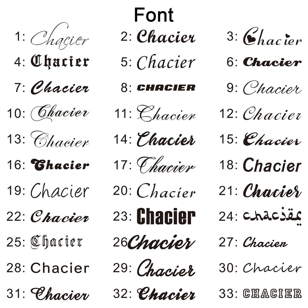 Heart Bamboo Name Hoops