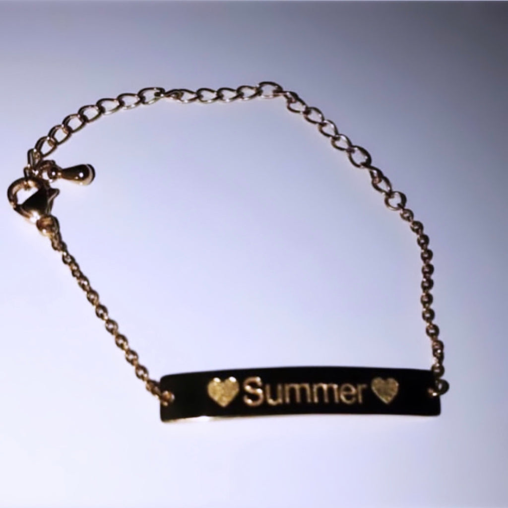 Engraved Name Bracelet