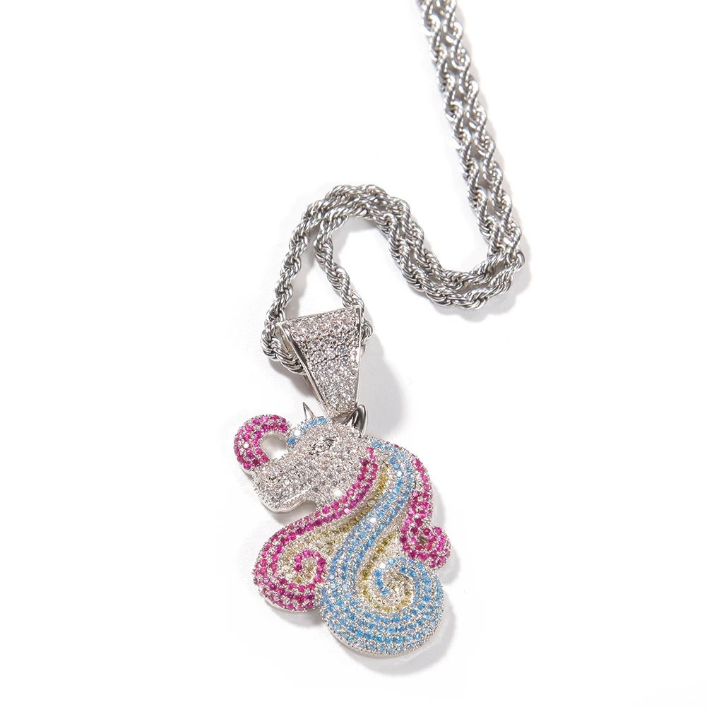 Icy Unicorn Necklace