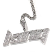 Icy Racer Name Pendant