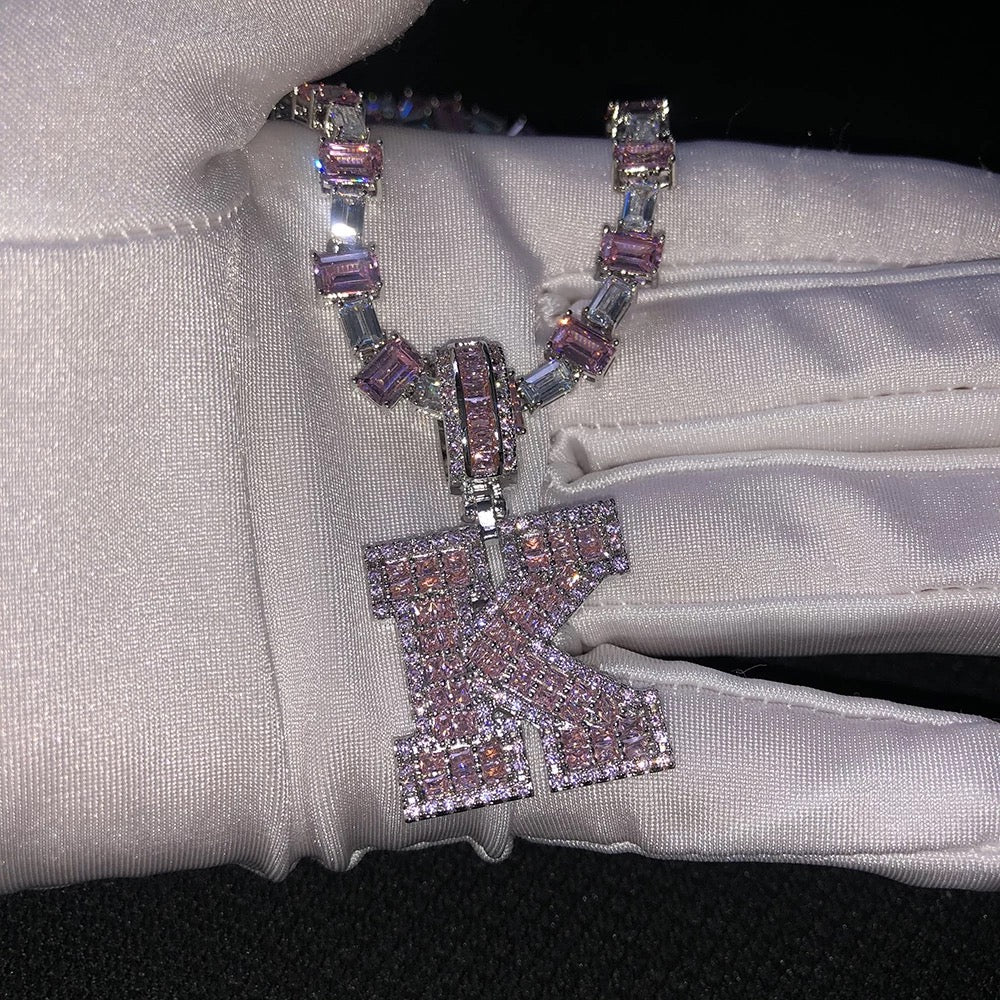 Pink Friday Initial Necklace