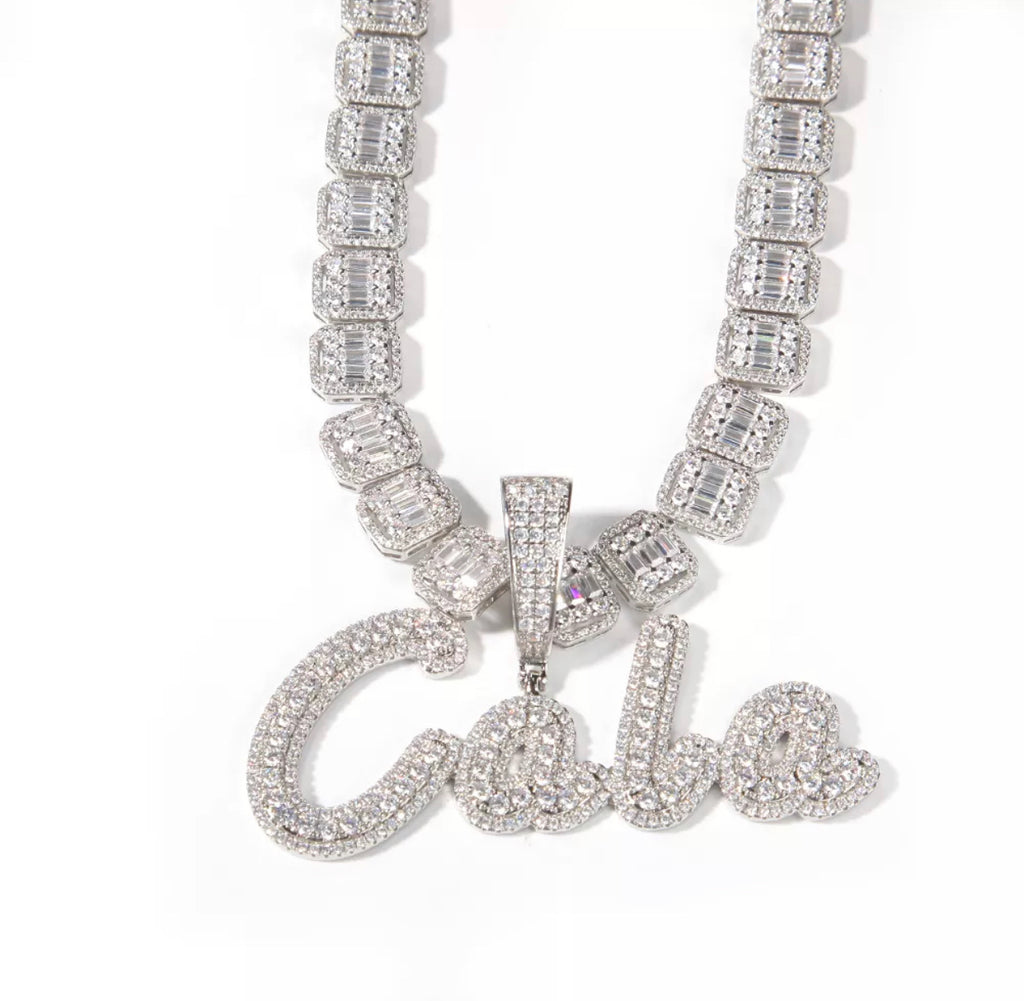 Icy Boss Lady Name Pendant