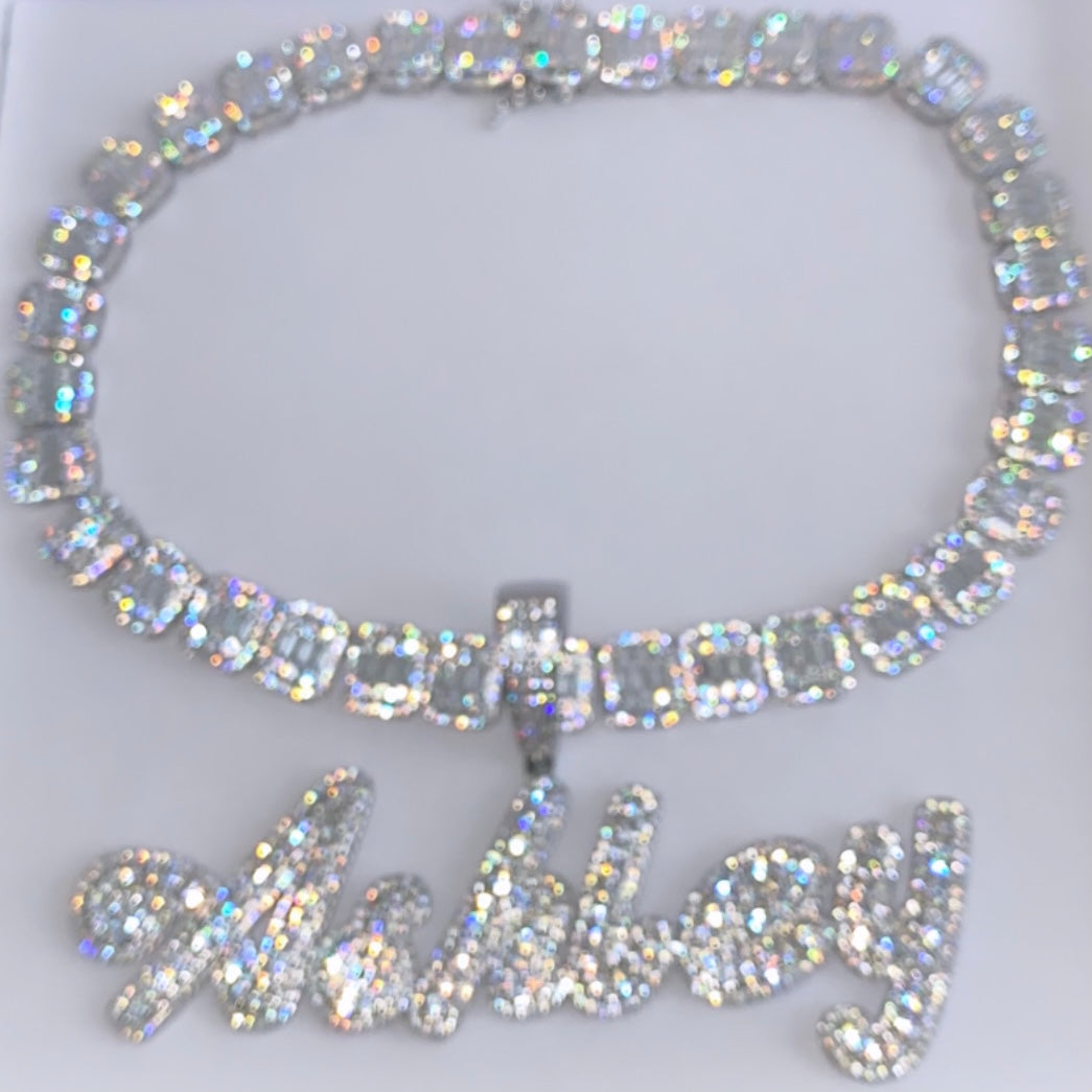 Icy Boss Lady Name Pendant