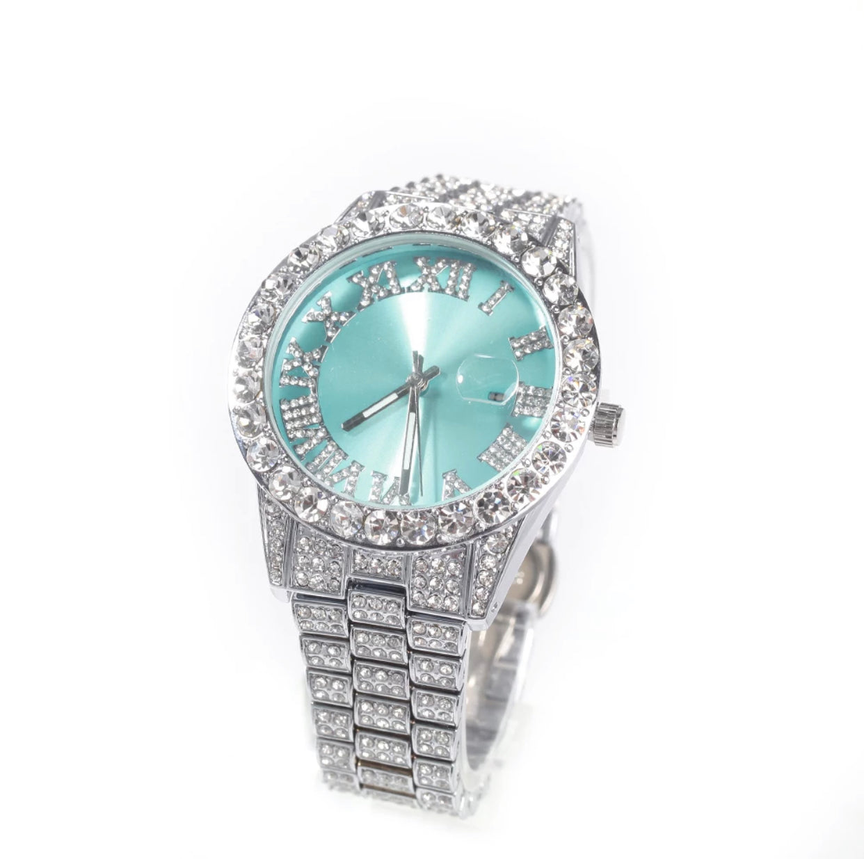 Icy Luxe Watch - Silver