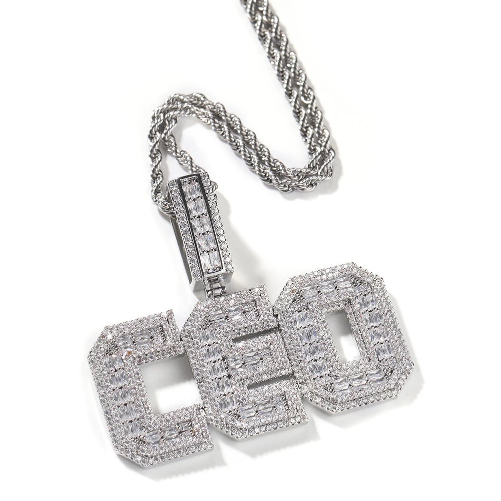 Icy Box Name Pendant