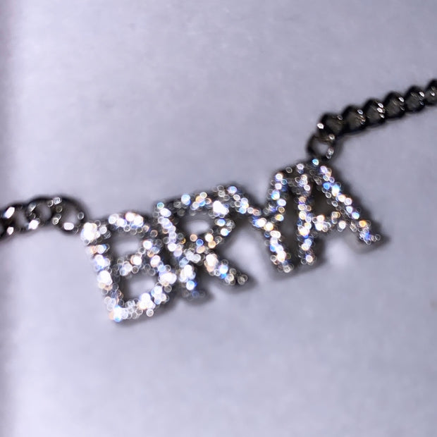 Small Icy Name Necklace